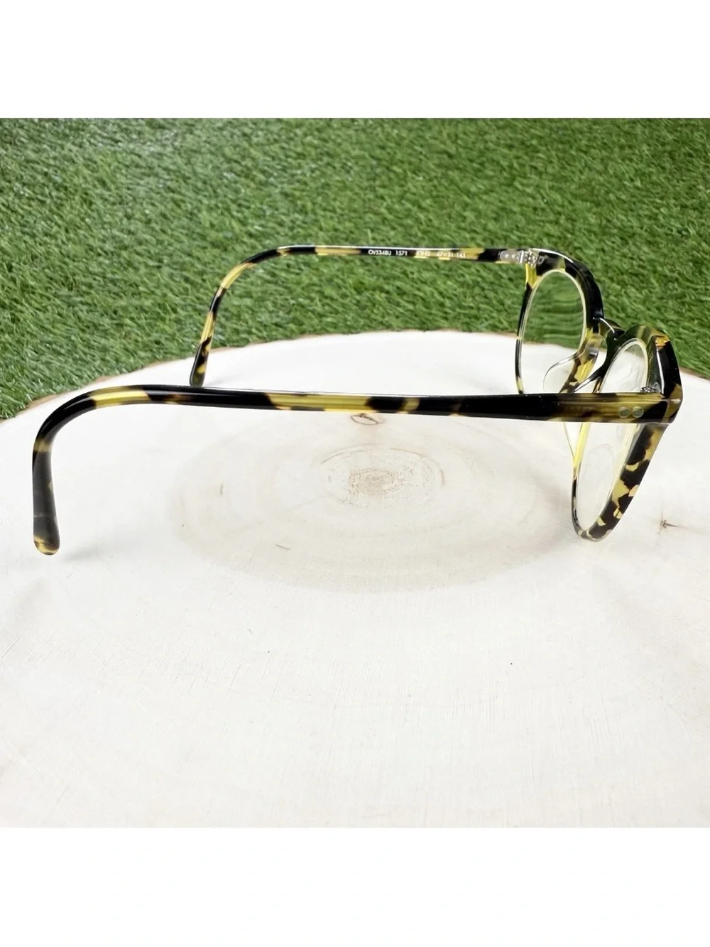 Oliver Peoples Eyeglasses Frames Jonsi OV5348U 1571 47-21-145 Yellow Havana Tort